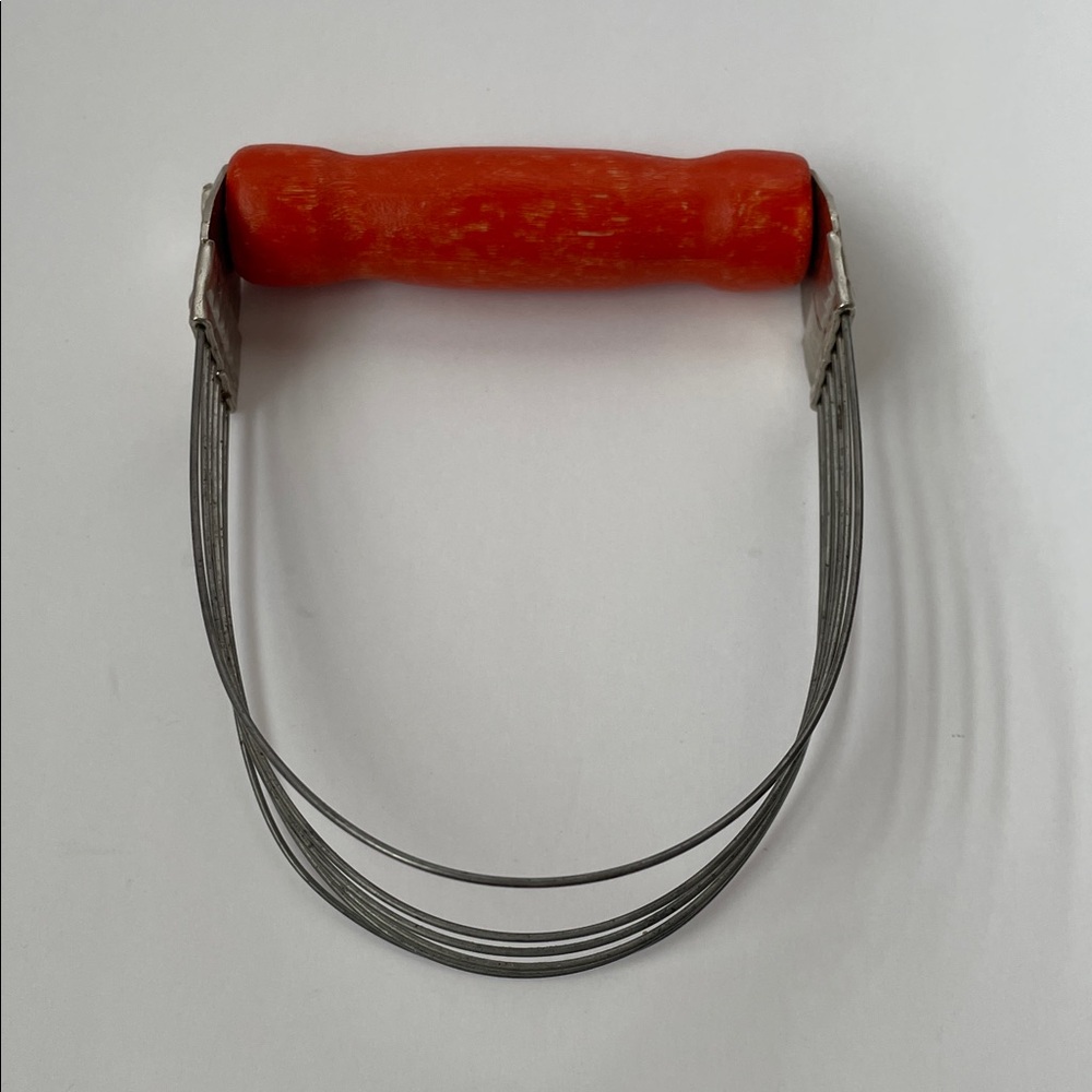 Vintage ANDROCK Orange Handled Pastry Blender